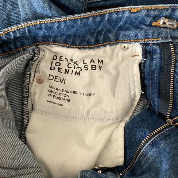 10 Crosby Derek Lam Devi Midrise Jeans - Picture 3 of 3